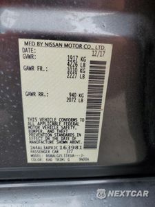Zdjęcie 12 z 12 samochodu: 2018 NISSAN ALTIMA 2.5 VIN:1N4AL3APXJC163981 - miniatura