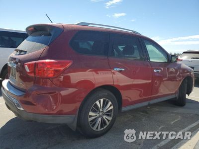 Trzecie zdjęcie samochodu z tyłu: 2018 NISSAN PATHFINDER S VIN:5N1DR2MN9JC653933 - miniatura