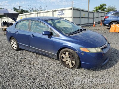 Czwarte zdjęcie samochodu z boku: 2008 HONDA CIVIC LX VIN:2HGFA16568H523404 - miniatura