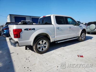 Trzecie zdjęcie samochodu z tyłu: 2018 FORD F150 SUPERCREW VIN:1FTEW1E58JFC17745 - miniatura