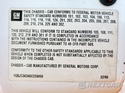 Zdjęcie 12 z 12 samochodu: 2006 CHEVROLET SILVERADO C3500 VIN:1GBJC34D46E228450 - miniatura