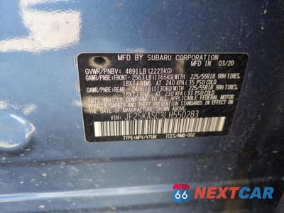 Zdjęcie 12 z 12 samochodu: 2020 SUBARU FORESTER LIMITED VIN:JF2SKASC3LH550283 - miniatura