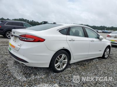 Trzecie zdjęcie samochodu z tyłu: 2018 FORD FUSION SE HYBRID VIN:3FA6P0LU2JR281925 - miniatura