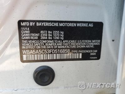 Zdjęcie 12 z 12 samochodu: 2015 BMW 528 I VIN:WBA5A5C53FD516858 - miniatura