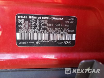 Zdjęcie 13 z 16 samochodu: 2022 MITSUBISHI ECLIPSE CROSS LE VIN:JA4ATVAA4NZ014531 - miniatura