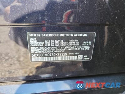 Zdjęcie 13 z 13 samochodu: 2025 BMW X7 M60I VIN:5UX33EM07S9X73329 - miniatura