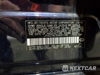 Zdjęcie 12 z 12 samochodu: 2016 LEXUS GS 350 VIN:JTHCZ1BL5GA001180 - miniatura