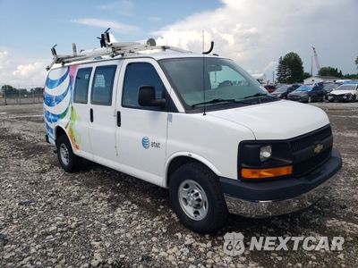 Czwarte zdjęcie samochodu z boku: 2014 CHEVROLET EXPRESS G2500 VIN:1GCWGFCA1E1210945 - miniatura