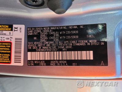 Zdjęcie 13 z 15 samochodu: 2024 TOYOTA HIGHLANDER HYBRID LIMITED VIN:5TDEBRCH1RS612837 - miniatura