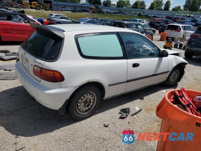 Trzecie zdjęcie samochodu z tyłu: 1995 HONDA CIVIC DX VIN:2HGEH2464SH503927 - miniatura