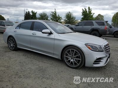 Czwarte zdjęcie samochodu z boku: 2018 MERCEDES-BENZ S 560 4MATIC VIN:WDDUG8GB0JA346182 - miniatura