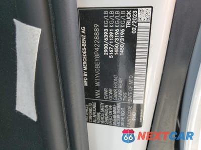 Zdjęcie 12 z 13 samochodu: 2023 MERCEDES-BENZ METRIS VIN:W1YV0BEY8P4228889 - miniatura