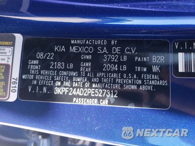 Zdjęcie 12 z 15 samochodu: 2023 KIA FORTE LX VIN:3KPF24AD2PE527312 - miniatura