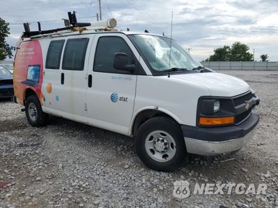 Czwarte zdjęcie samochodu z boku: 2014 CHEVROLET EXPRESS G2500 VIN:1GCWGFCA3E1914869 - miniatura