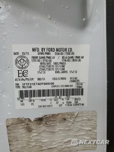 Zdjęcie 13 z 15 samochodu: 2013 FORD F150 SUPER CAB VIN:1FTFX1ET4DFB85056 - miniatura