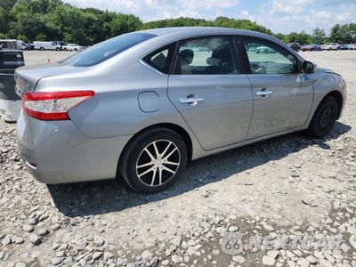 Trzecie zdjęcie samochodu z tyłu: 2014 NISSAN SENTRA S VIN:3N1AB7AP3EL686003 - miniatura
