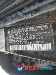Zdjęcie 13 z 13 samochodu: 2004 BMW X5 3.0I VIN:5UXFA13544LU28158 - miniatura