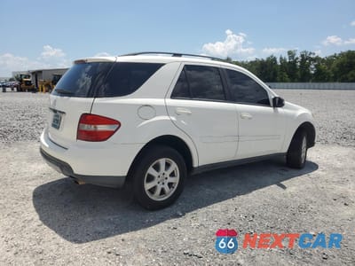 Trzecie zdjęcie samochodu z tyłu: 2006 MERCEDES-BENZ ML 350 VIN:4JGBB86E66A006873 - miniatura