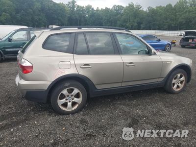 Trzecie zdjęcie samochodu z tyłu: 2007 BMW X3 3.0SI VIN:WBXPC93497WF09994 - miniatura