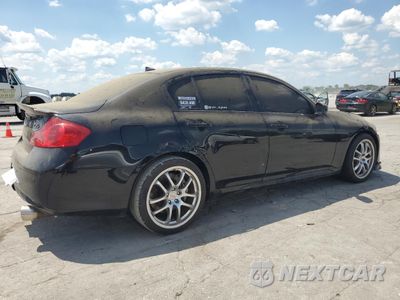 Trzecie zdjęcie samochodu z tyłu: 2011 INFINITI G37 BASE VIN:JN1CV6AP8BM505828 - miniatura