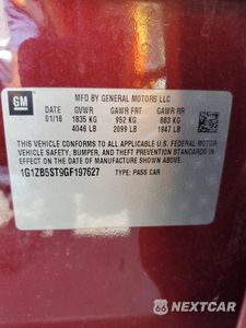 Zdjęcie 13 z 15 samochodu: 2016 CHEVROLET MALIBU LS VIN:1G1ZB5ST9GF197627 - miniatura