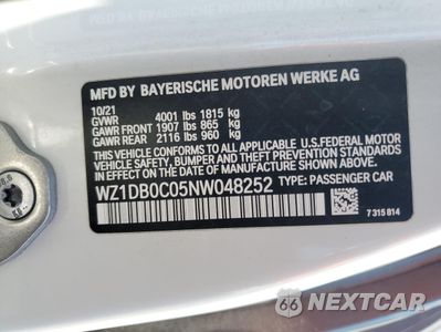 Zdjęcie 12 z 14 samochodu: 2022 TOYOTA SUPRA BASE VIN:WZ1DB0C05NW048252 - miniatura