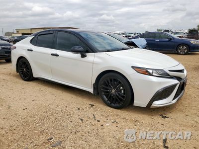 Czwarte zdjęcie samochodu z boku: 2021 TOYOTA CAMRY TRD VIN:4T1KZ1AK3MU050180 - miniatura