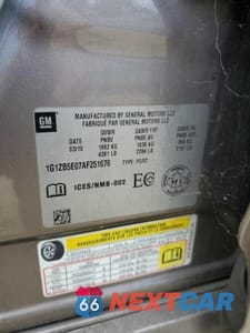 Zdjęcie 12 z 12 samochodu: 2010 CHEVROLET MALIBU LS VIN:1G1ZB5E07AF251676 - miniatura