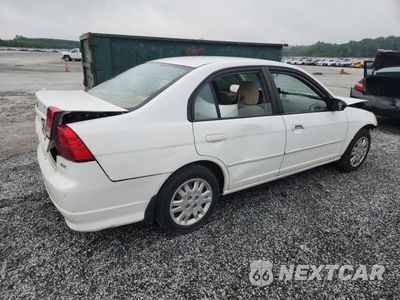 Trzecie zdjęcie samochodu z tyłu: 2004 HONDA CIVIC LX VIN:2HGES16554H500117 - miniatura