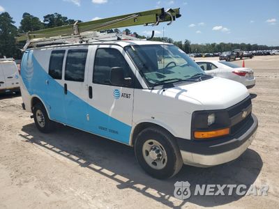 Czwarte zdjęcie samochodu z boku: 2014 CHEVROLET EXPRESS G2500 VIN:1GCWGFCA9E1913953 - miniatura