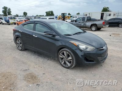Czwarte zdjęcie samochodu z boku: 2015 HYUNDAI ELANTRA LIMITED VIN:5NPDH4AE1FH548208 - miniatura