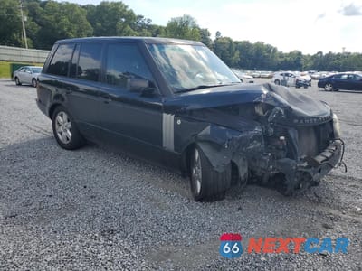 Czwarte zdjęcie samochodu z boku: 2006 LAND ROVER RANGE ROVER HSE VIN:SALME15466A232750 - miniatura