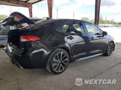 Trzecie zdjęcie samochodu z tyłu: 2021 TOYOTA COROLLA SE VIN:JTDS4MCE0MJ064356 - miniatura