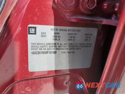 Zdjęcie 12 z 12 samochodu: 2008 SATURN AURA XE VIN:1G8ZS57N58F137468 - miniatura