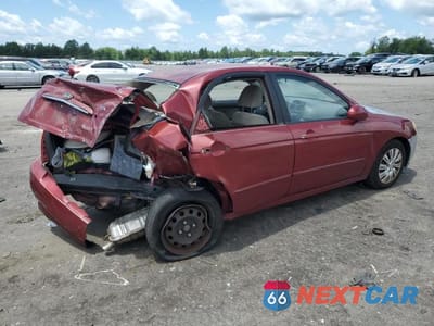 Trzecie zdjęcie samochodu z tyłu: 2006 KIA SPECTRA LX VIN:KNAFE121865208613 - miniatura
