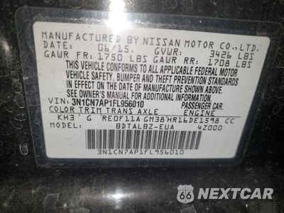 Zdjęcie 13 z 13 samochodu: 2015 NISSAN VERSA S VIN:3N1CN7AP1FL795601 - miniatura