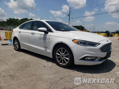 Czwarte zdjęcie samochodu z boku: 2017 FORD FUSION SE HYBRID VIN:3FA6P0LU1HR359623 - miniatura