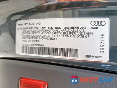 Zdjęcie 12 z 12 samochodu: 2025 AUDI A7 PREMIUM PLUS VIN:WAUR2BF28SN016617 - miniatura