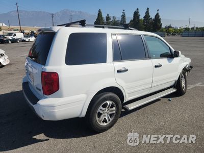 Trzecie zdjęcie samochodu z tyłu: 2005 HONDA PILOT EXL VIN:5FNYF18585B051911 - miniatura