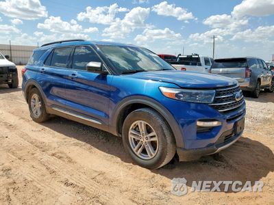 Czwarte zdjęcie samochodu z boku: 2020 FORD EXPLORER XLT VIN:1FMSK7DH6LGA52624 - miniatura