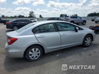 Trzecie zdjęcie samochodu z tyłu: 2012 HONDA CIVIC LX VIN:19XFB2F54CE014238 - miniatura
