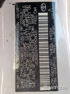 Zdjęcie 12 z 14 samochodu: 2009 TOYOTA PRIUS VIN:JTDKB20U997828005 - miniatura