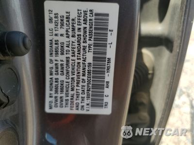 Zdjęcie 12 z 12 samochodu: 2012 HONDA CIVIC LX VIN:19XFB2F50CE085159 - miniatura