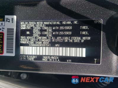 Zdjęcie 13 z 15 samochodu: 2024 LEXUS TX 350 BASE VIN:5TDAAAA69RS001541 - miniatura