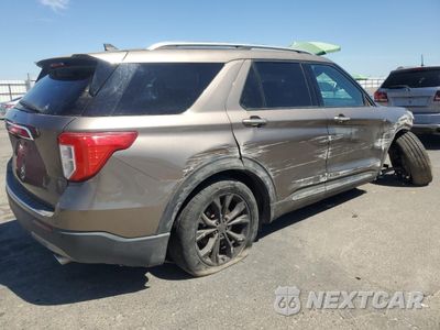 Trzecie zdjęcie samochodu z tyłu: 2021 FORD EXPLORER LIMITED VIN:1FMSK7FH1MGB03610 - miniatura