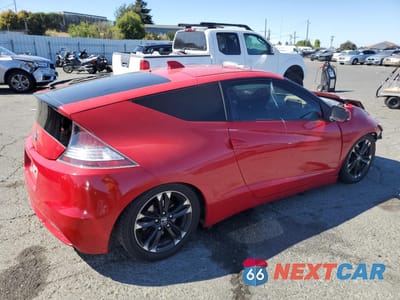 Trzecie zdjęcie samochodu z tyłu: 2014 HONDA CR-Z EX VIN:JHMZF1D68ES001885 - miniatura