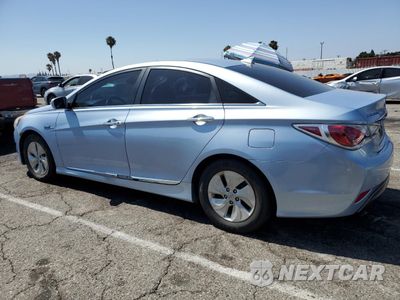Drugie zdjęcie samochodu z przodu: 2015 HYUNDAI SONATA HYBRID VIN:KMHEC4A43FA124946 - miniatura