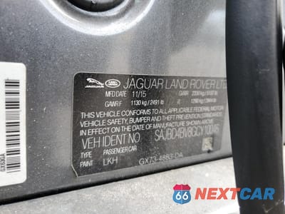 Zdjęcie 12 z 12 samochodu: 2016 JAGUAR XF PREMIUM VIN:SAJBD4BV8GCY10046 - miniatura