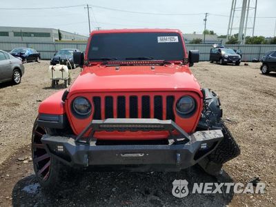 Piąte zdjęcie samochodu w środku: 2021 JEEP WRANGLER UNLIMITED SAHARA VIN:1C4HJXEN9MW573592 - miniatura