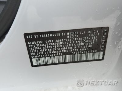 Zdjęcie 12 z 15 samochodu: 2017 VOLKSWAGEN JETTA GLI VIN:3VW4T7AJ0HM234573 - miniatura